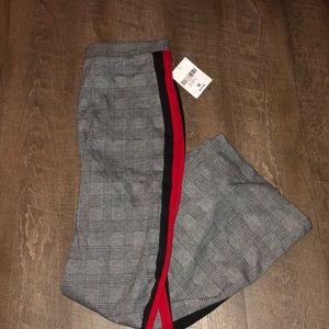 Forever 21 wide leg pants with side stripe